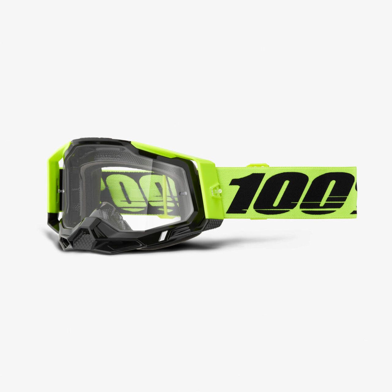 Мотоочки 100% Racecraft 2 Neon Yellow / Clear