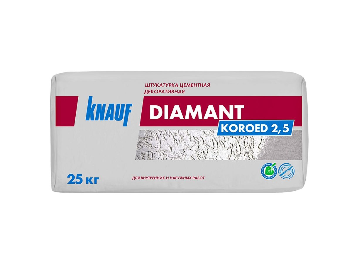 Штукатурка KNAUF Диамант Diamant Короед 2,5 мм 25 кг