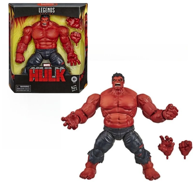 Red hulk action figure discount