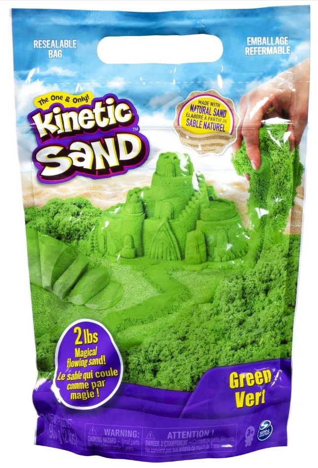 Kinetic Sand Кинетический песок Зеленый большой 6047182/20108837 907 г