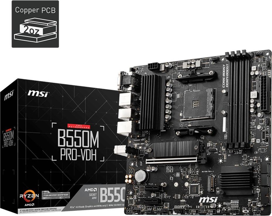 MSIМатеринскаяплатаB550MPRO-VDHDDR4