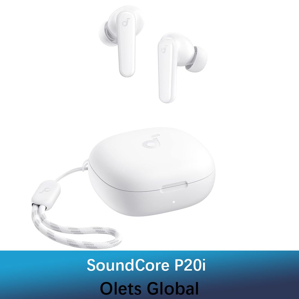 soundcoreНаушникибеспроводныесмикрофоном,белый