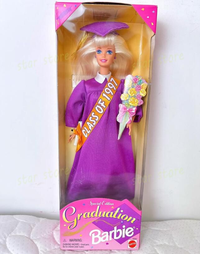 1996 Mattel Graduation Classic of 1997 Barbie Doll Purple Gown