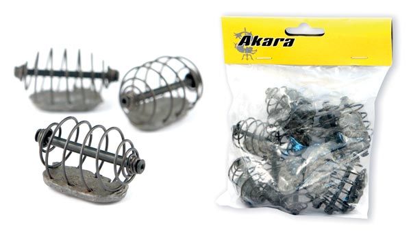 Кормушка Akara груз сбоку спираль 20 гр.