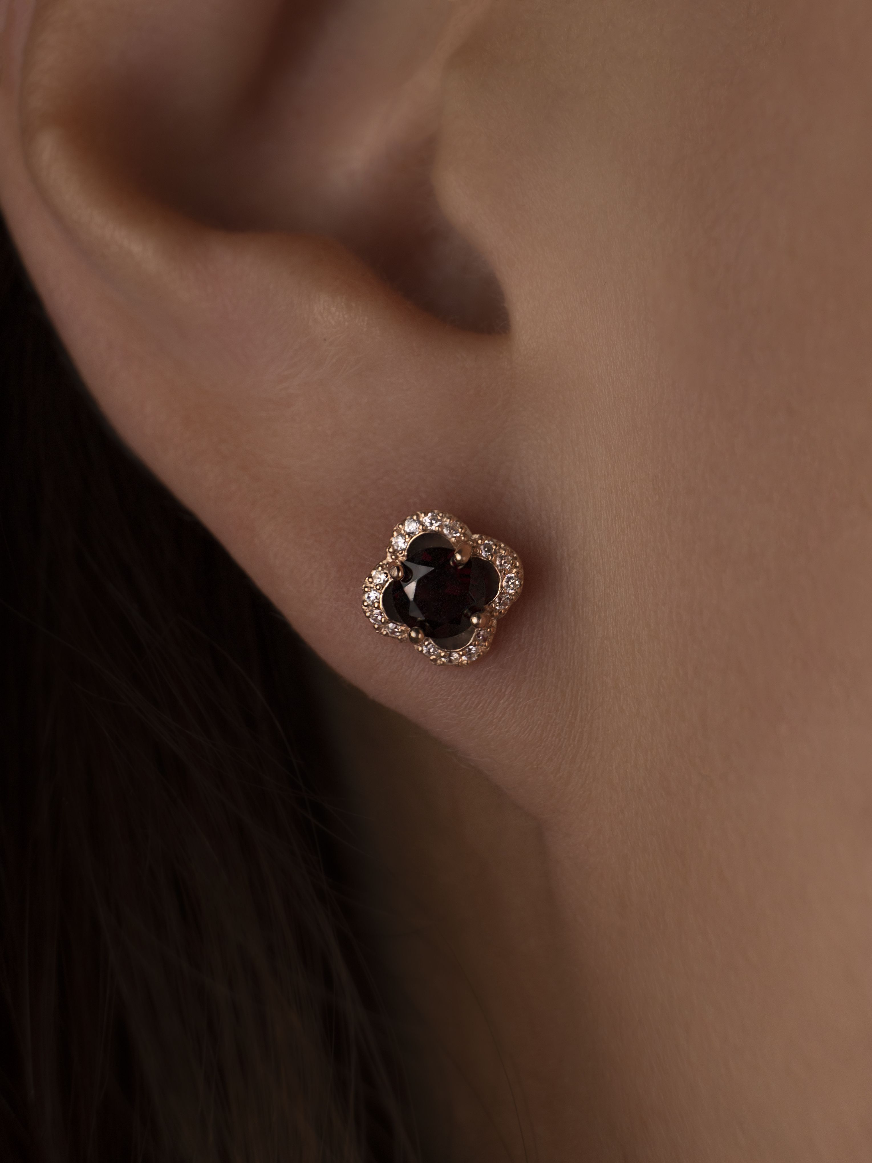 Серьги серебро 925 SAMORODKI Jewelry, гранат купить на OZON по низкой цене (417893979)