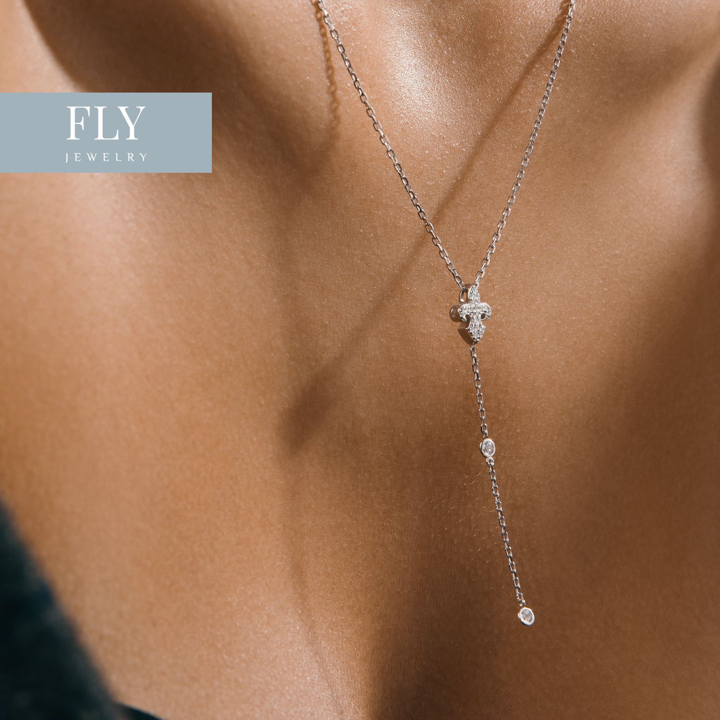 FLY jewelry Колье ювелирное Фианит