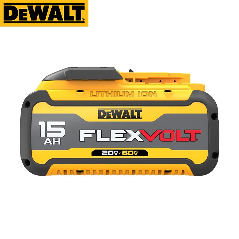 DEWALTDCB615ЛитиеваябатареяFLEXVOLT20В/60В,макс.15Ач,максимальноевремяработы,компактнаяперезаряжаемаяаккумуляторнаябатарея