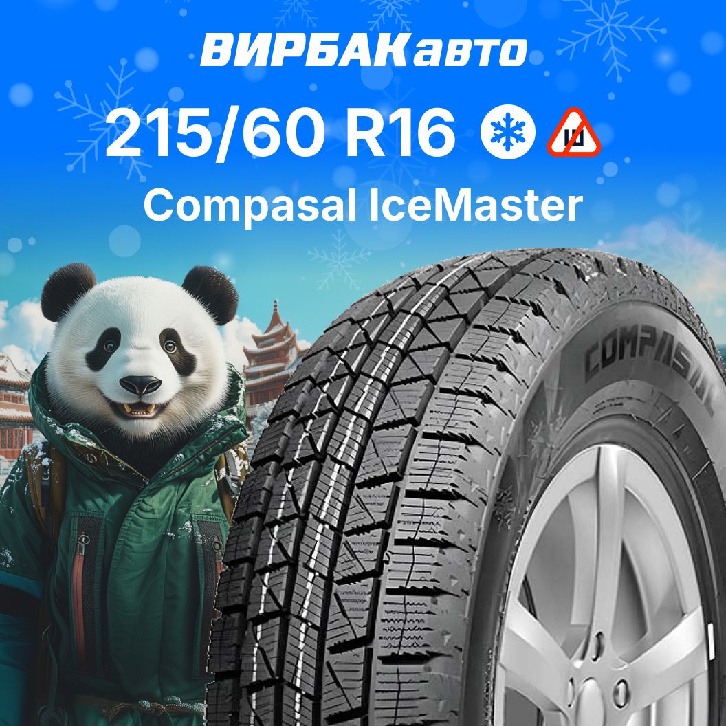 CompasalIceMasterШинызимние215/60R1695SНешипованные