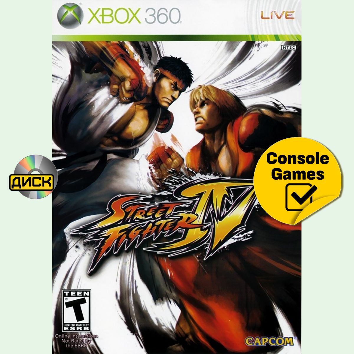 Игра Xbox 360/One Street Fighter 4 (IV) (XBox 360, Xbox One