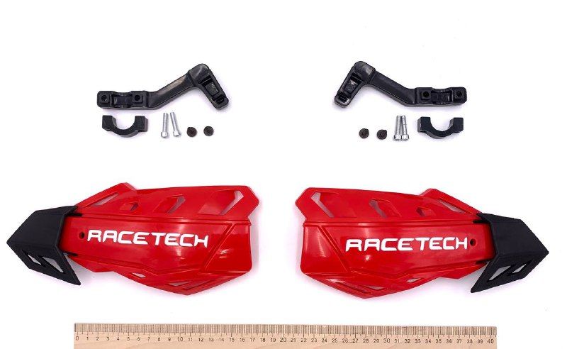 Защита рук, Кросс №1, красная, комплект