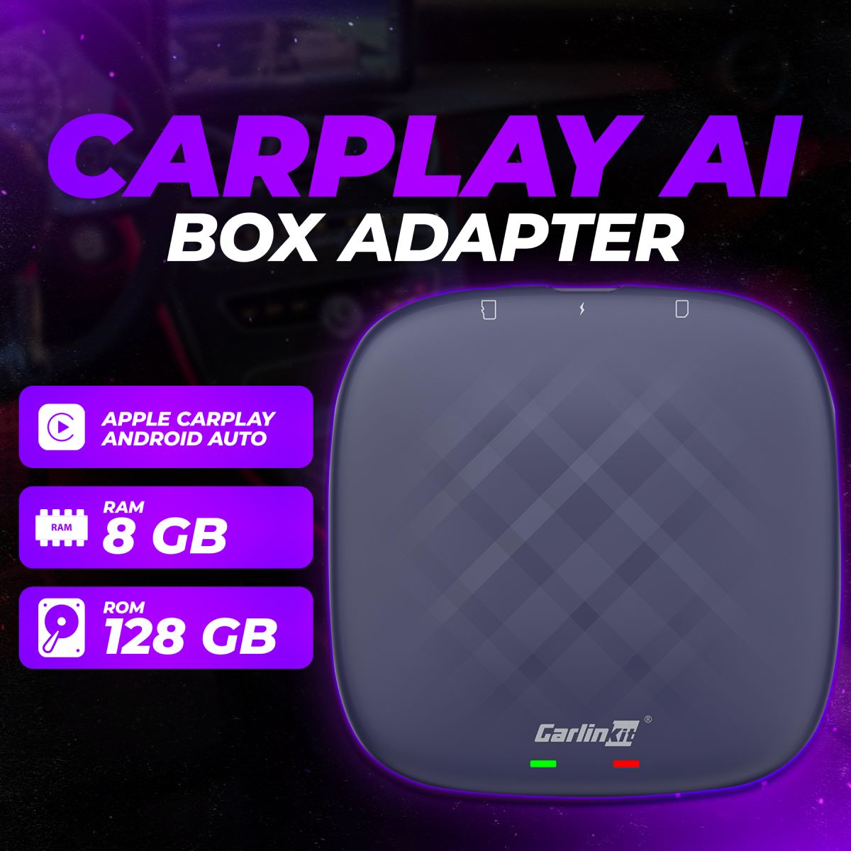 КарплейCarplay-TBOXPLUS8GbCarplayAiBoxLEDCarlinKitAndroid13.020238GB(RAM)128GB(ROM)