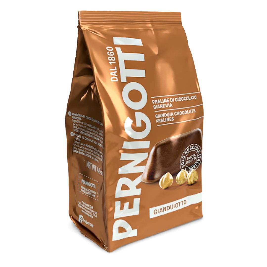 Шоколадные конфеты PERNIGOTTI Gianduiotto пралине, 140г