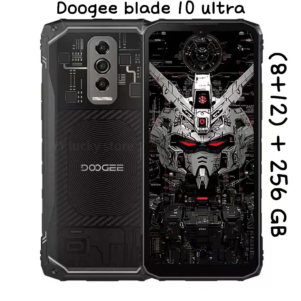 DoogeeСмартфонBLADE10ULTRA8/256ГБ,черно-серый