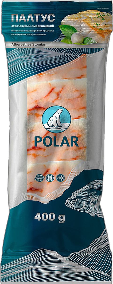 Палтус филе Polar, замороженное, 400 г