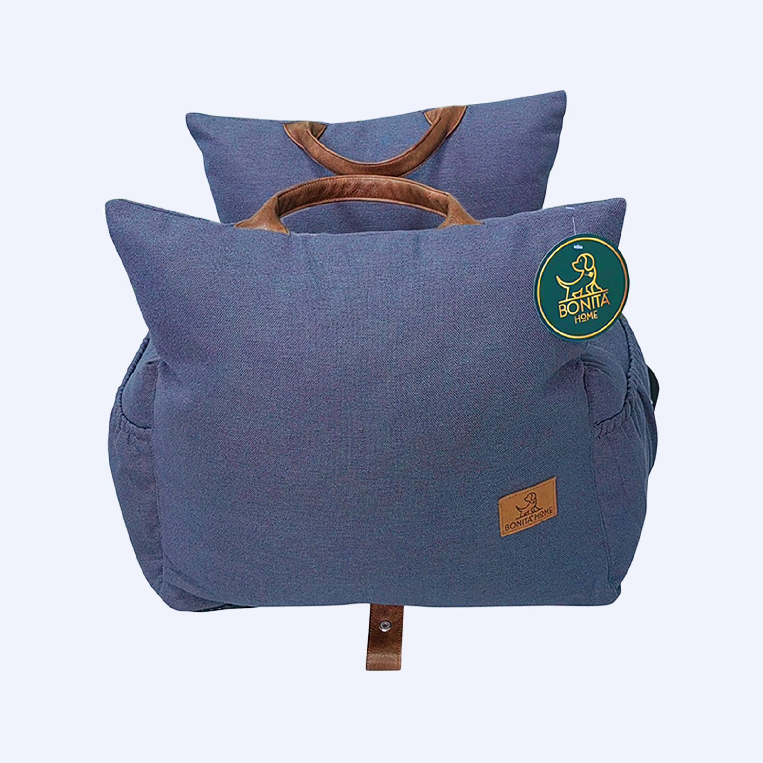 Сумка-автокресло для животных BONITAPET "Марсель" (темно-синий) 50х42х42 см