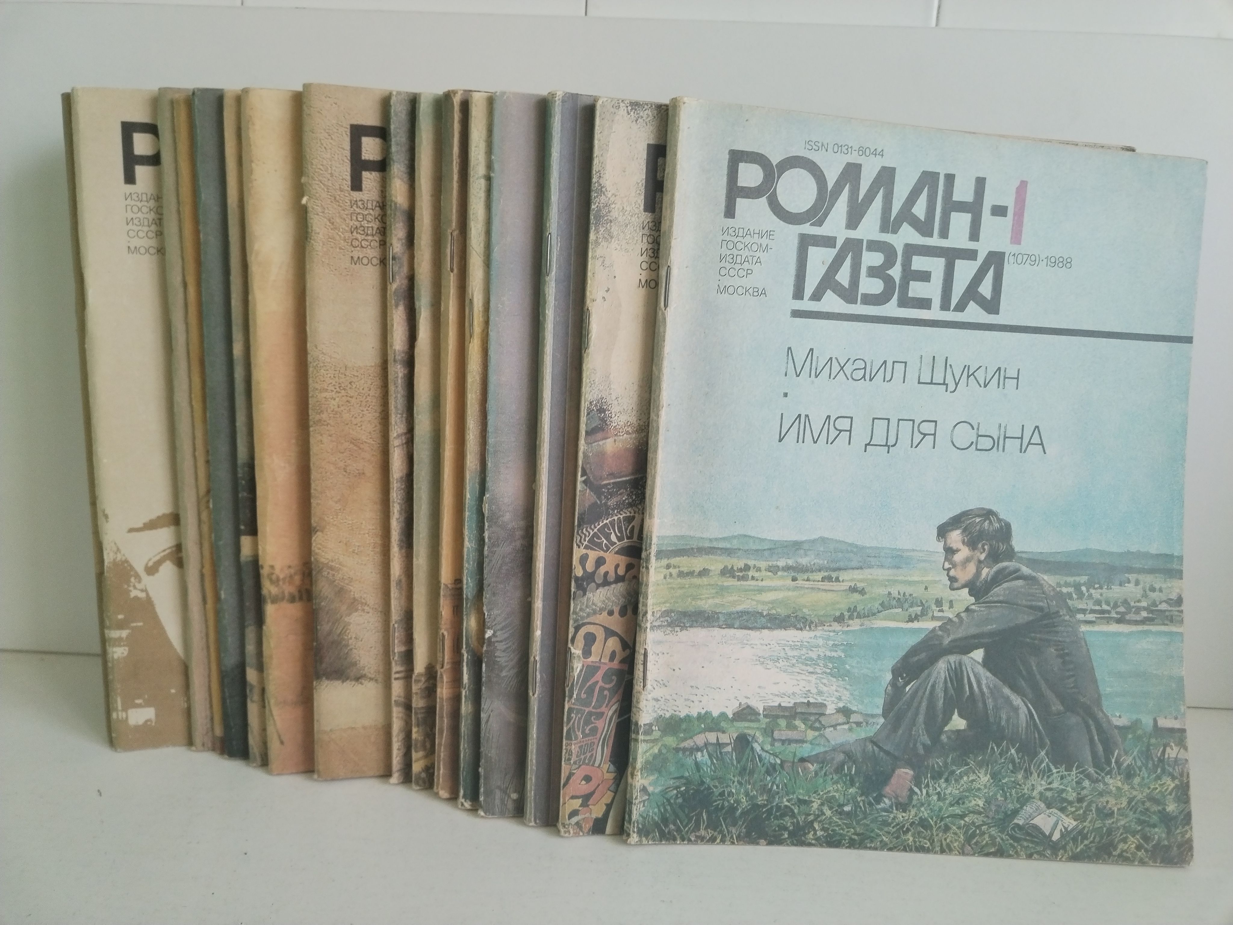 Подшивка журнала "Роман-газета" за 1988 год. Комплект из 19 книг