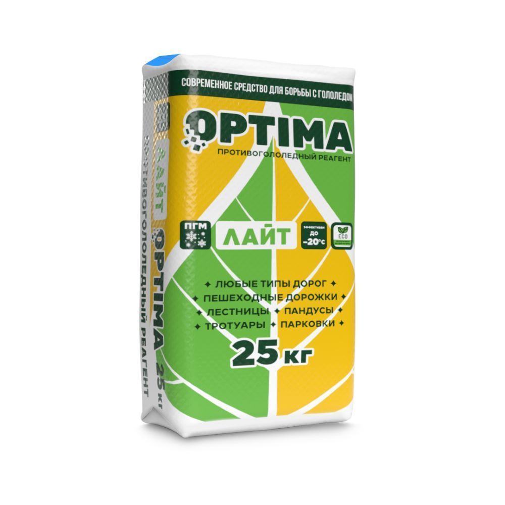 Optima Противогололедное средство,25кг-20°C°C