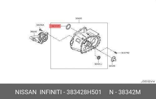 Сальник Привода Nissan Qashqai (J10E)