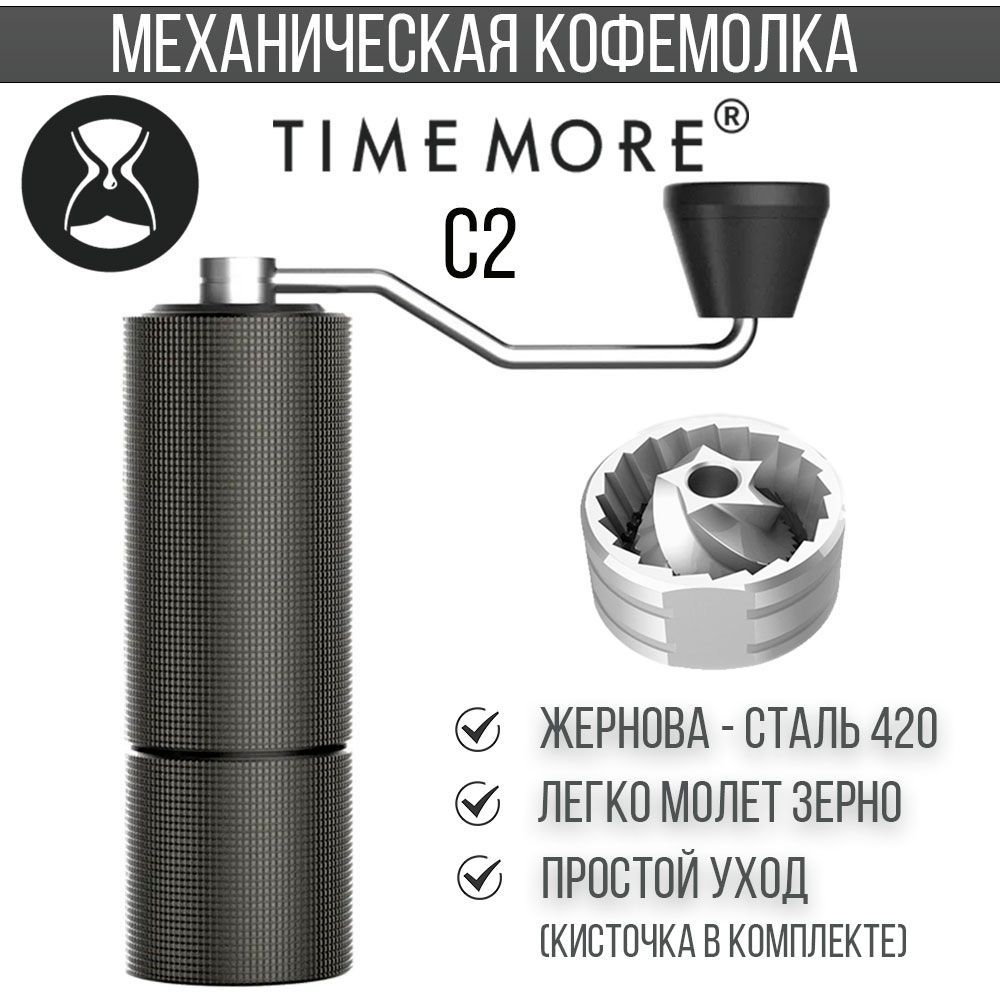 КофемолкаручнаяTimemoreChestnutС2Black