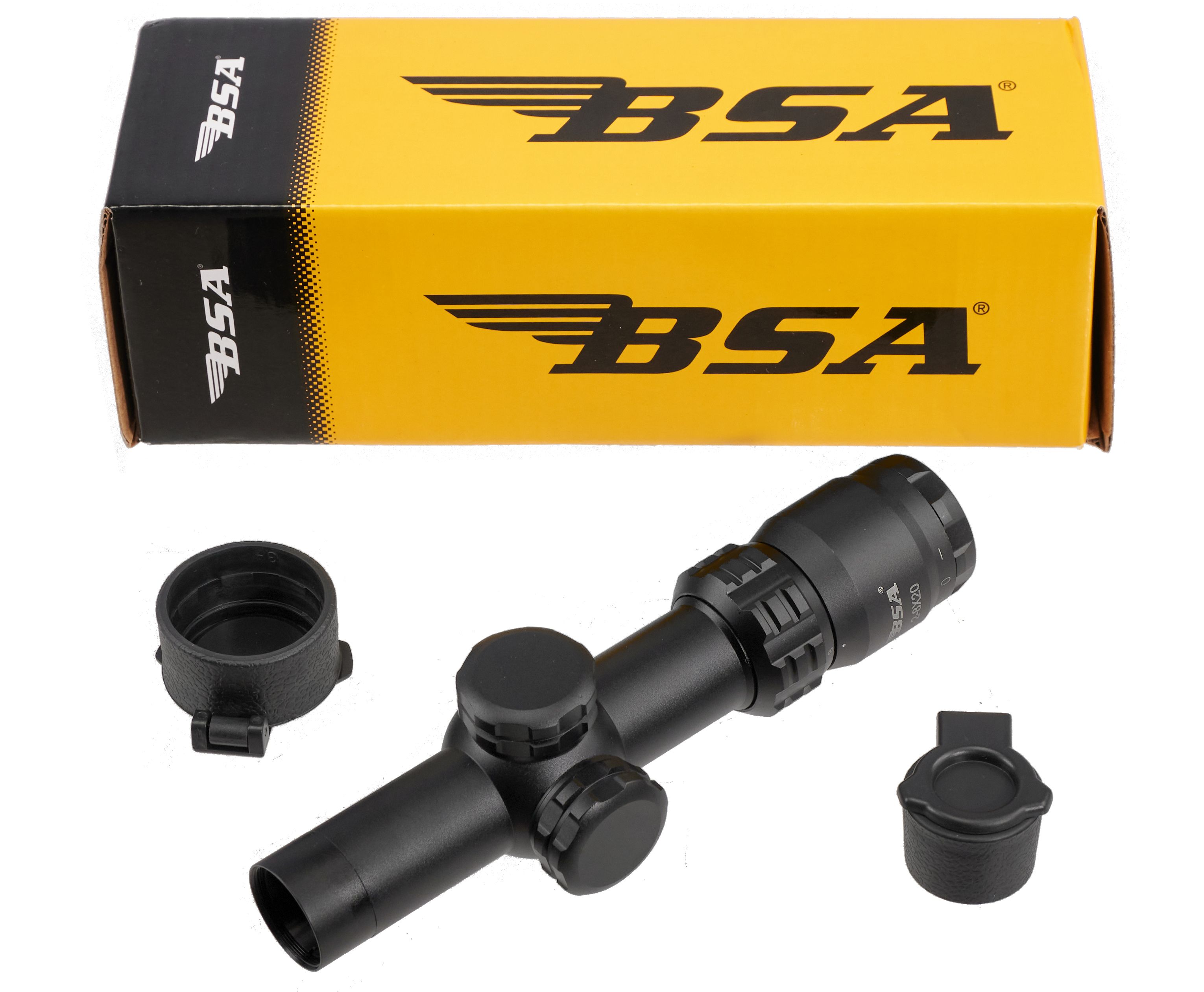 Оптический прицел BSA 2-8x20 Mini (BH-BS282, 25.4 мм, крест)