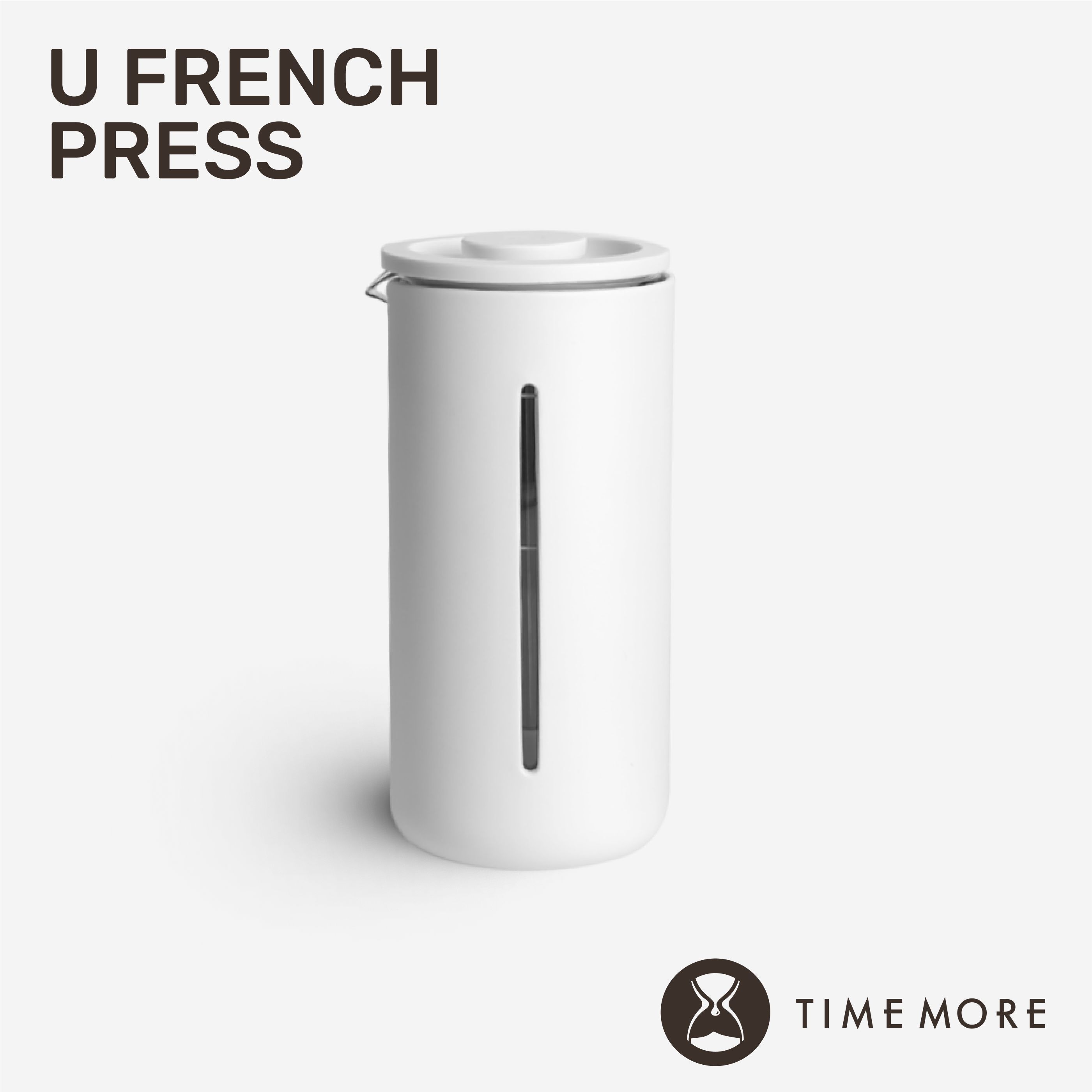 Френч-пресс Timemore U French Press / 450 мл / белый