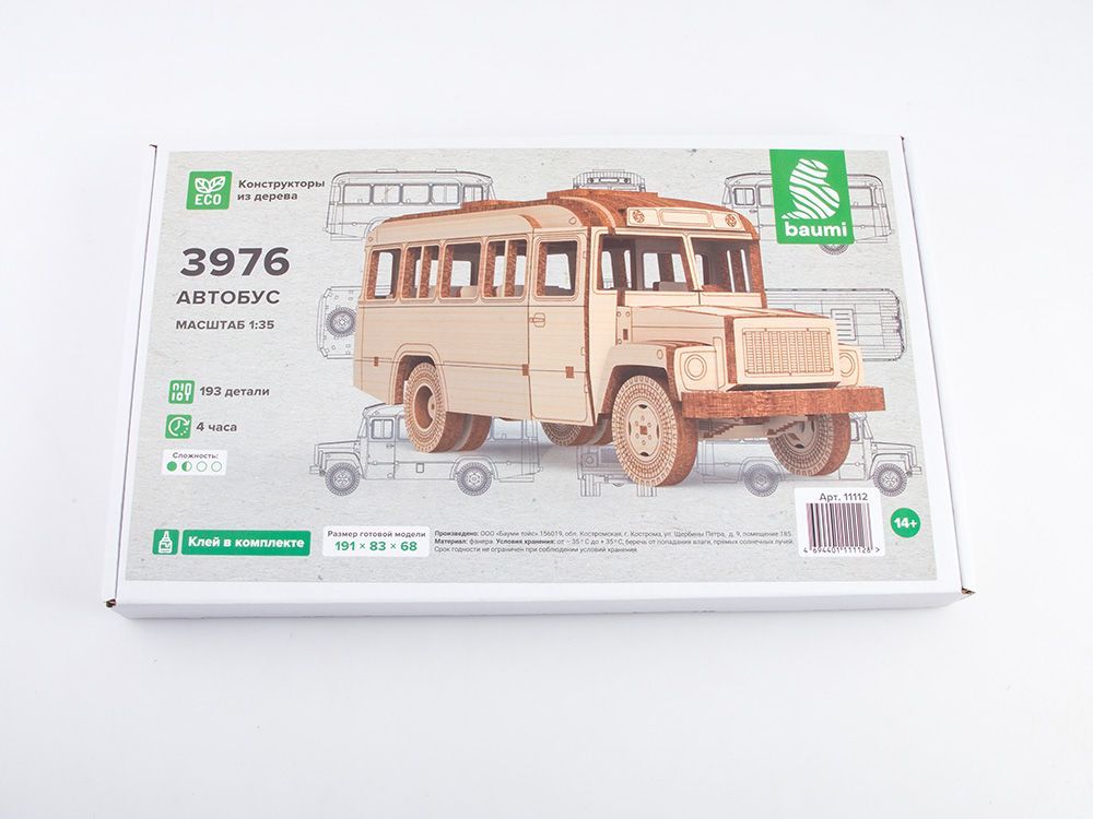 Baumi Сборная модель из дерева Автобус 3976, 1/35