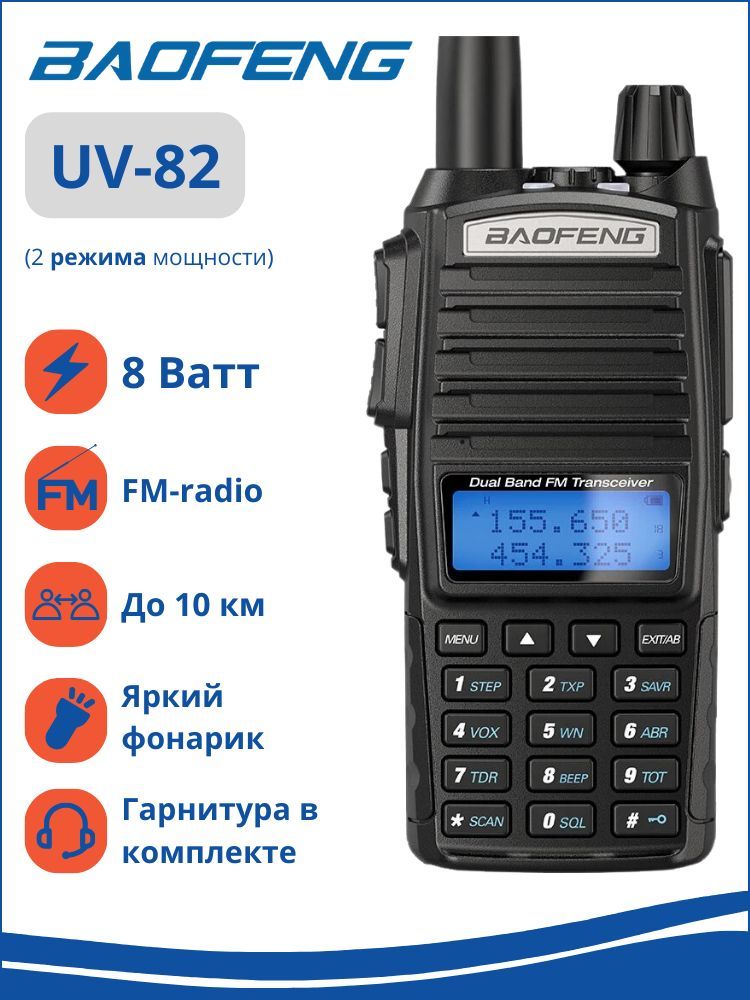 РацияBaofengUV-828W(2режимамощности)