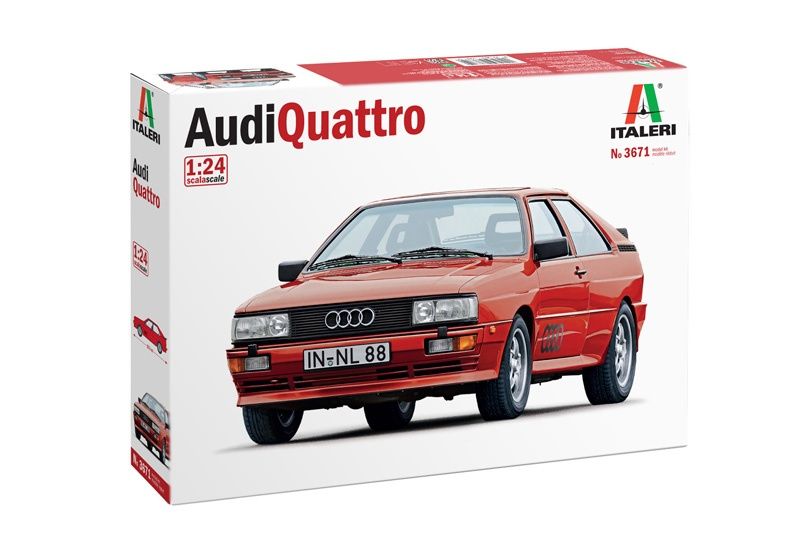 Сборная модель 3671ИТ Автомобиль CAR QUATTRO Italeri