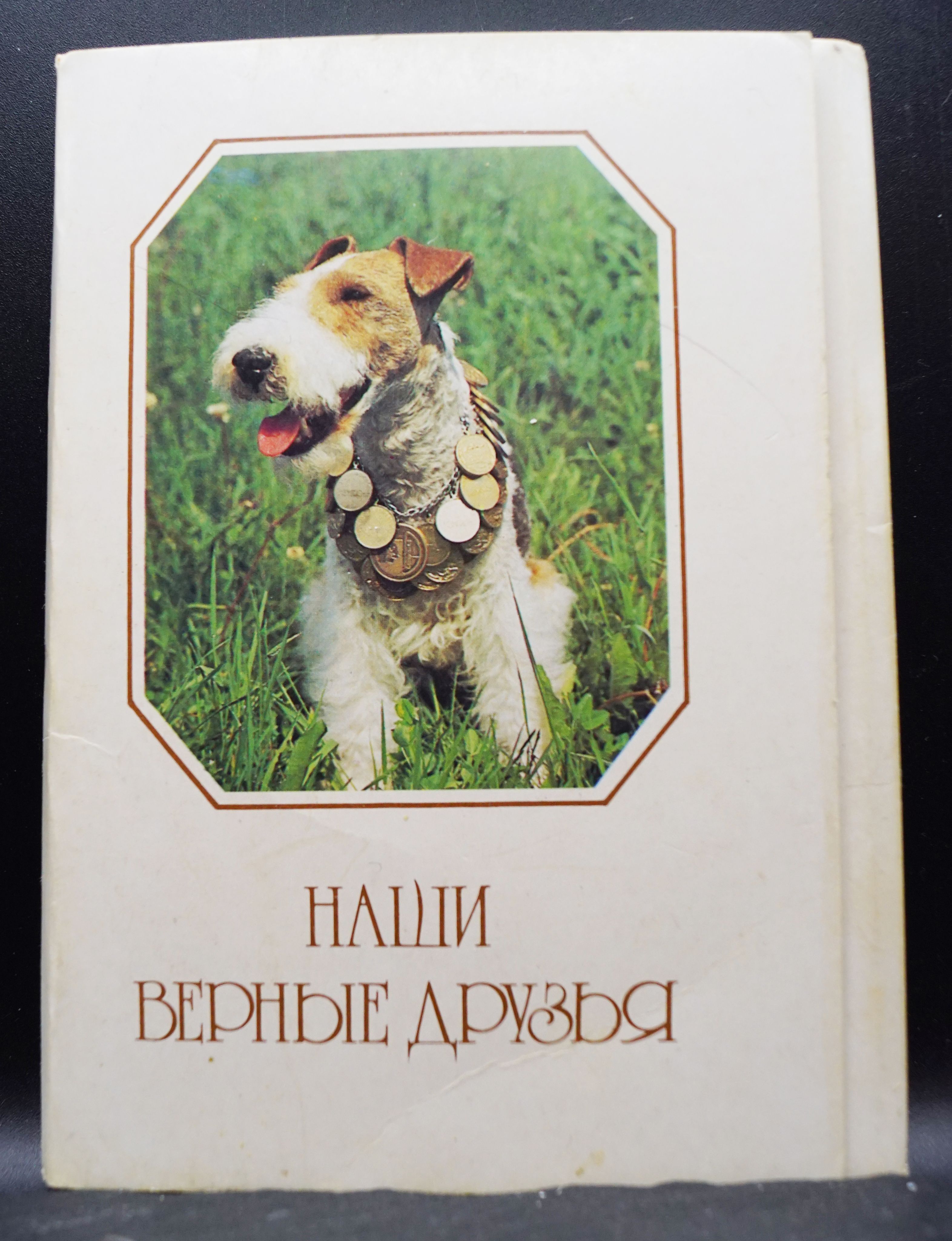 Набор из 20 открыток "Наши верные друзья". СССР, 1987 (полный, пятна)