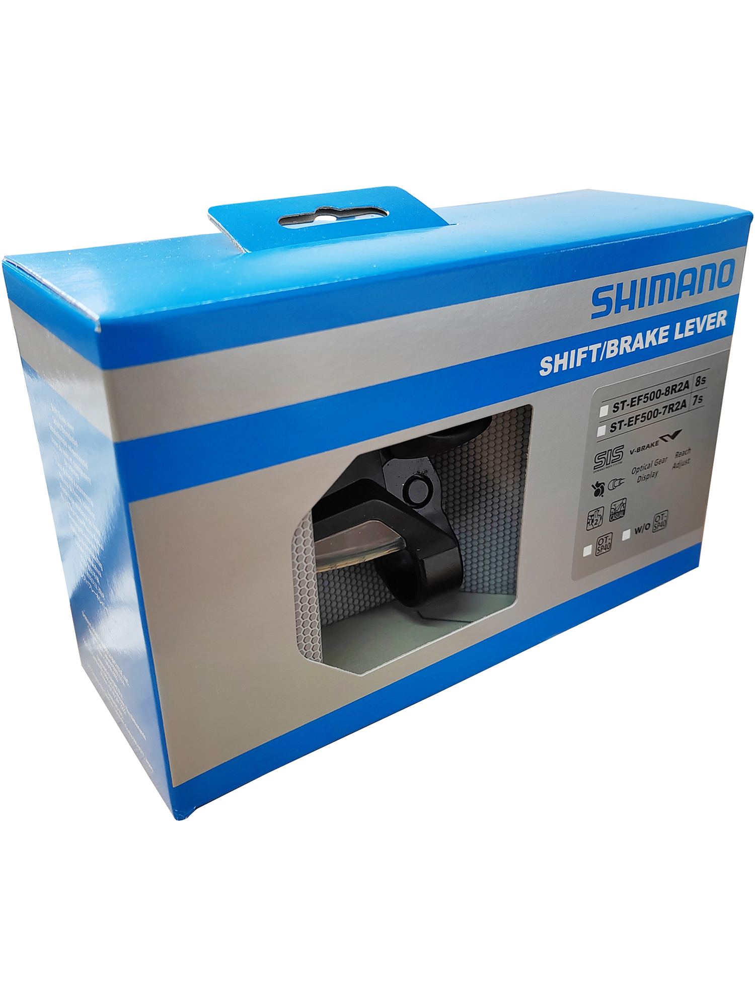 Shimano Шифтер ручка тормоза ST-EF500, 8 скоростей, под 2 пальца, под правую руку, трос 205 см, BOX — Каталог Ozon — фото 2