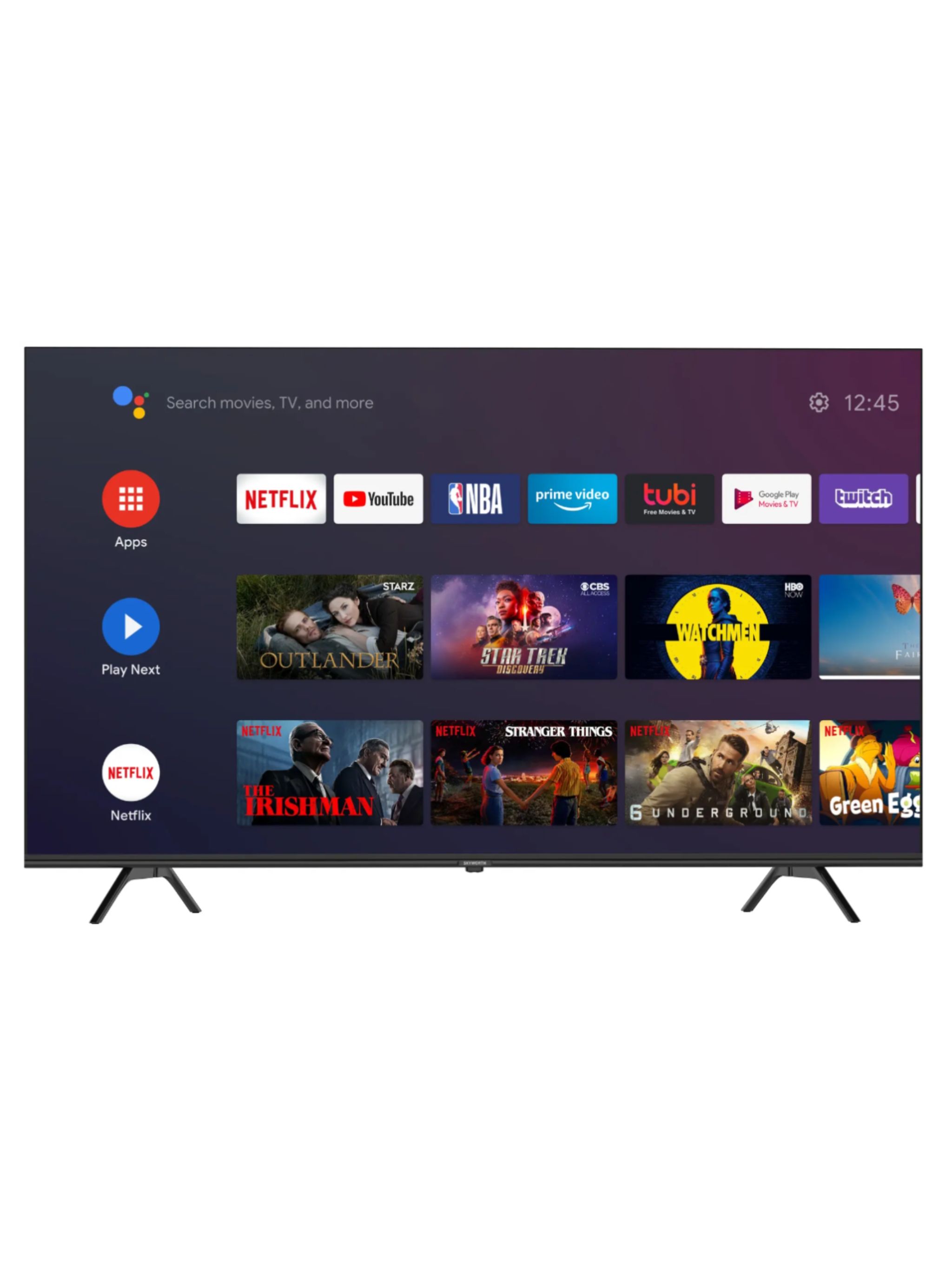 SkyworthТелевизор50SUE935050"4KUHD,черный