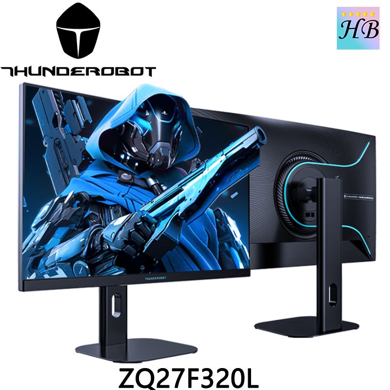ThundeRobot27"МониторZQ27F320L,черныйматовый,темно-серый