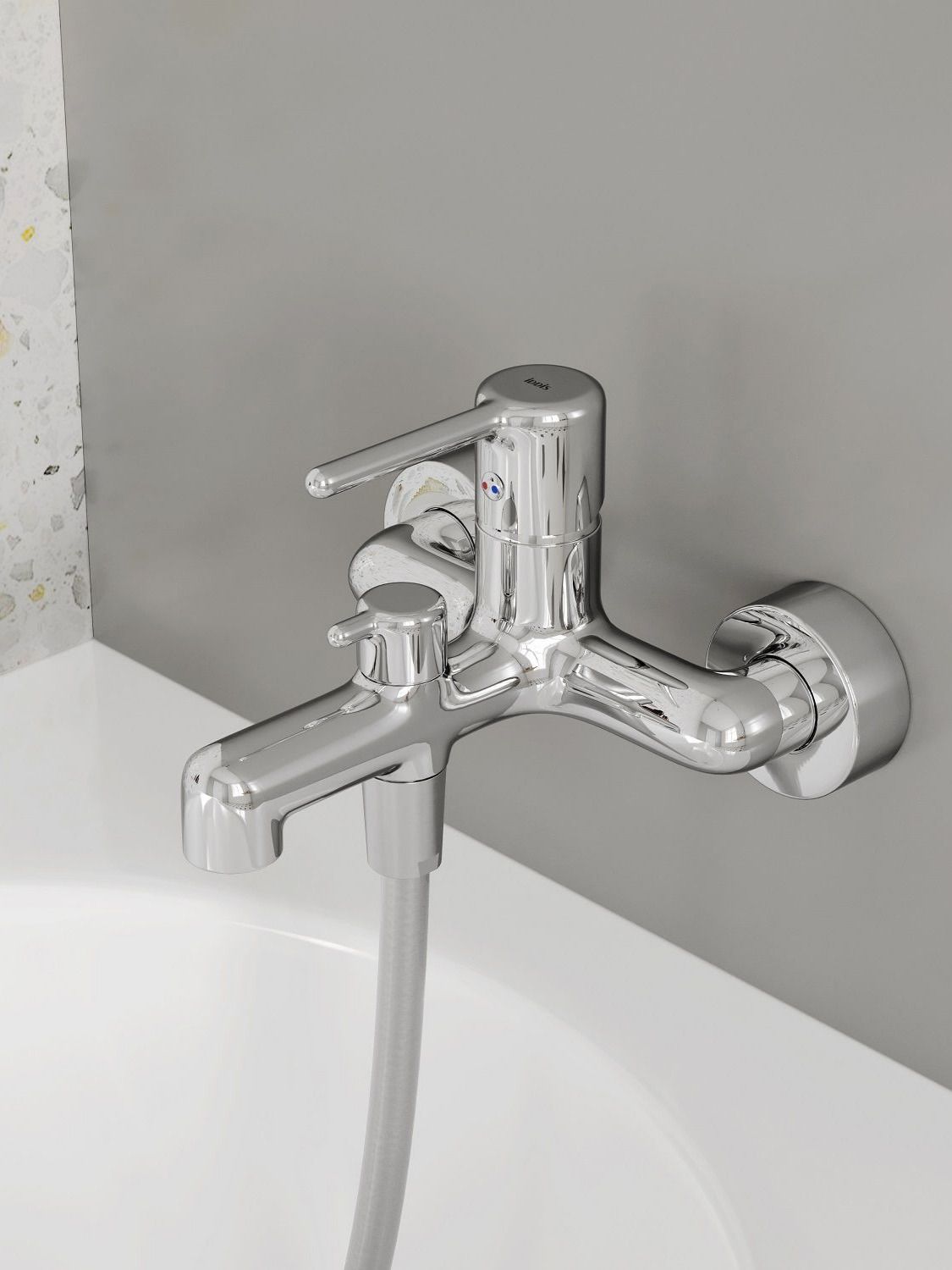 Фото товара на маркетплейсе ozon Смеситель для ванны, хром глянцевый, IDDIS, Aiger, AIGSB00i02WA