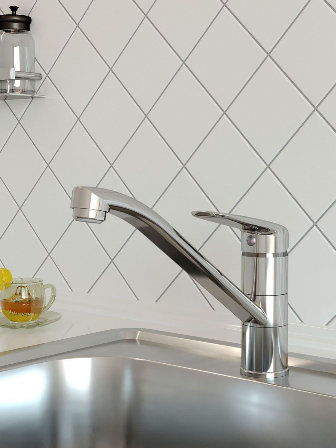 Фото товара на маркетплейсе ozon Смеситель для кухни IDDIS, Male, MALSB00i05