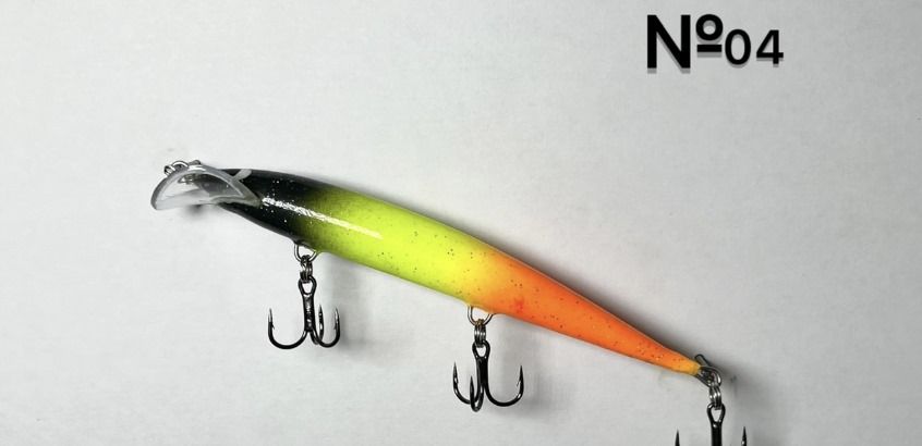 Воблер Невский хищник 11 см, плавающий, глуб до 2-2,5 м