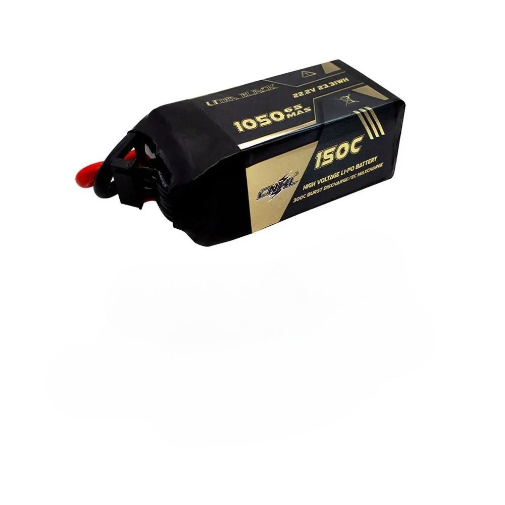 CNHL Ultra Black 6S 22.2V 1050mAh 150C Lipo Battery