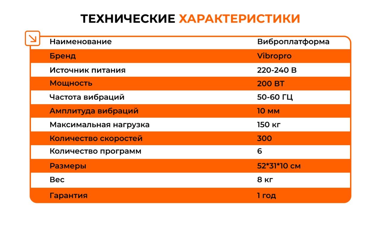 Виброплатформа для похудения, VibroPro, кардио тренажер домашний, степ(图7)