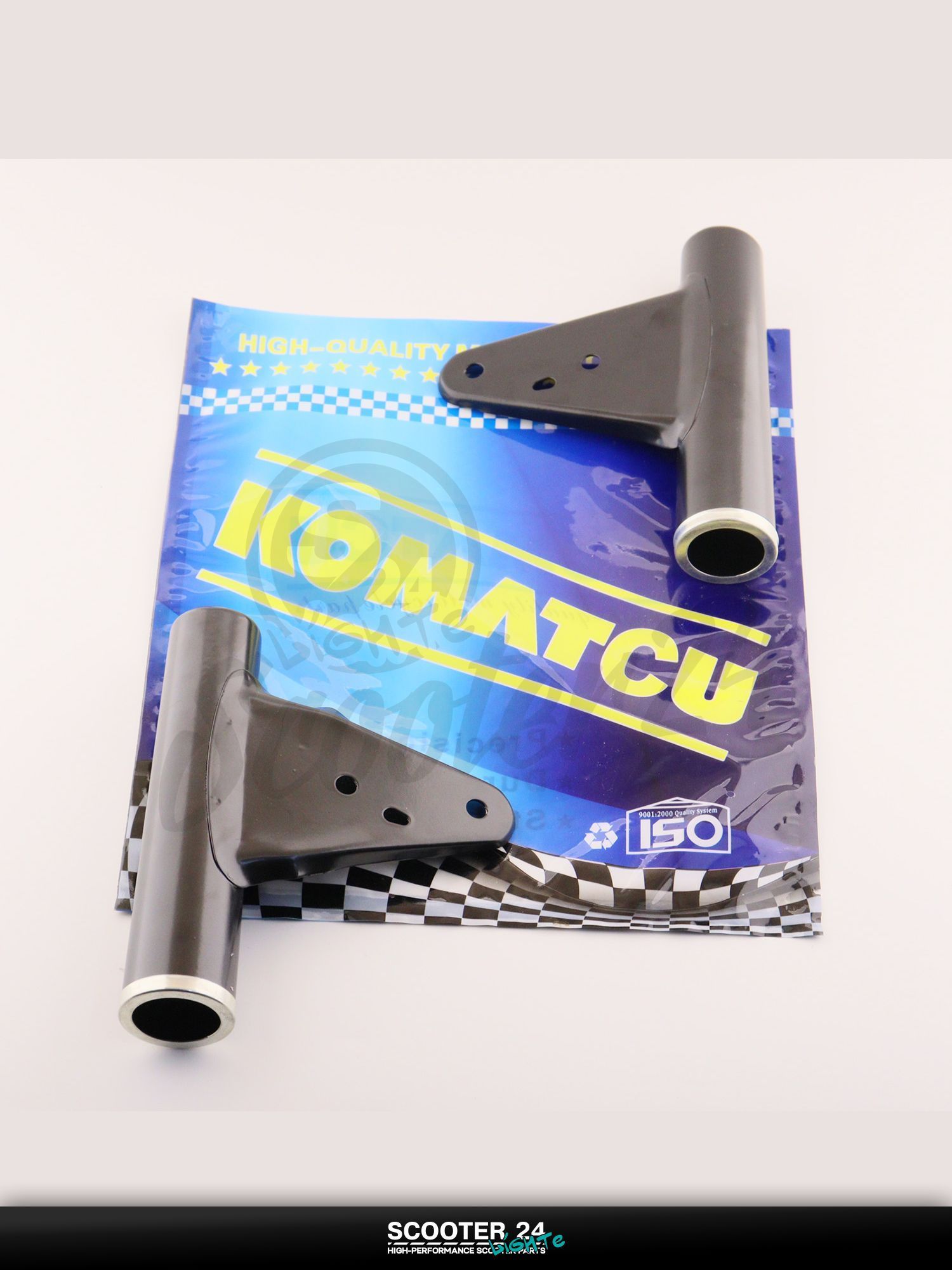 Крепление фары на китайский мопед и мотоцикл Zongshen, Lifan 125/150 "KOMATCU" (mod.A)