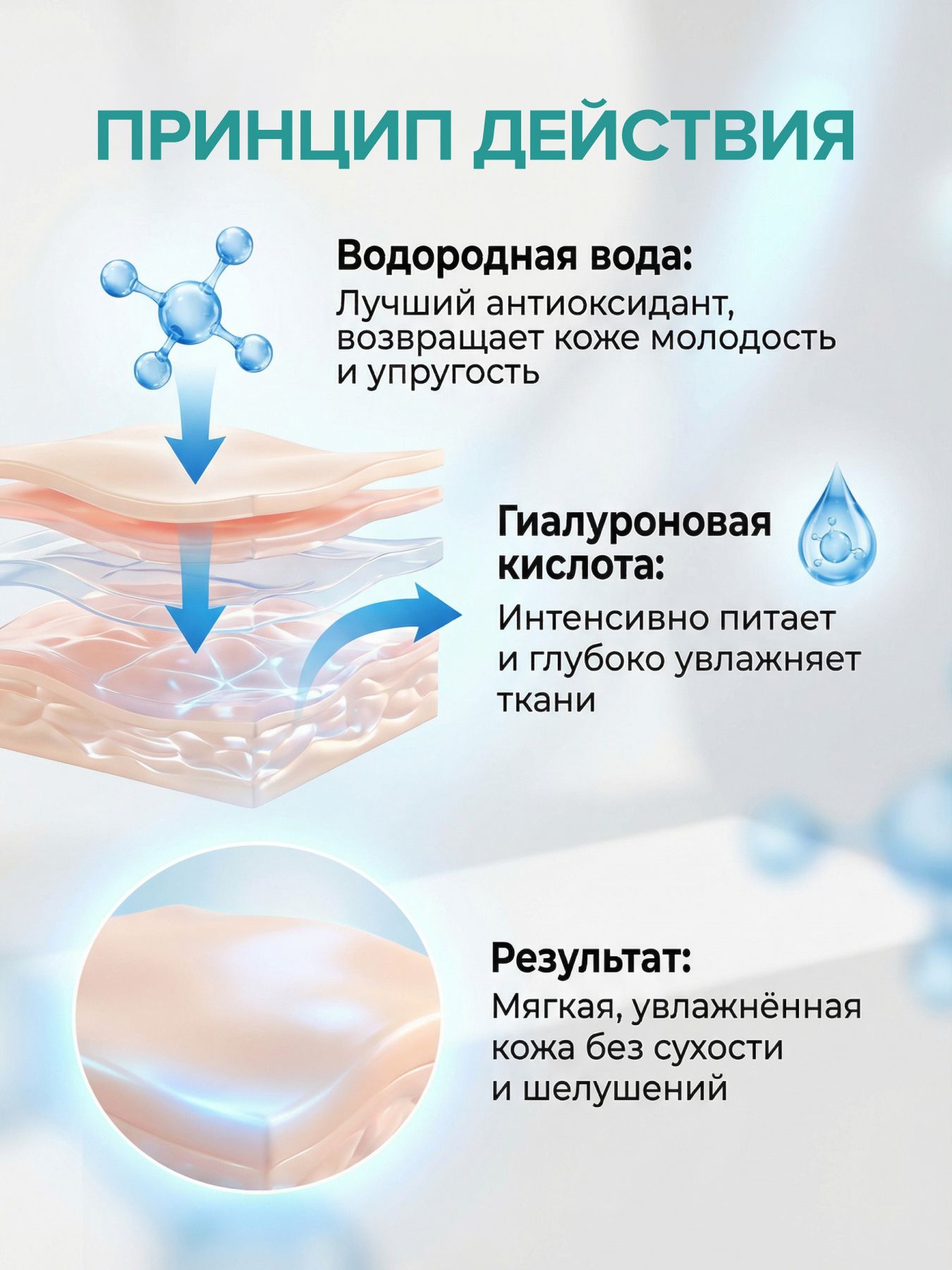 Крем мусс для тела с гиалуроновой кислотой и маслом ши
