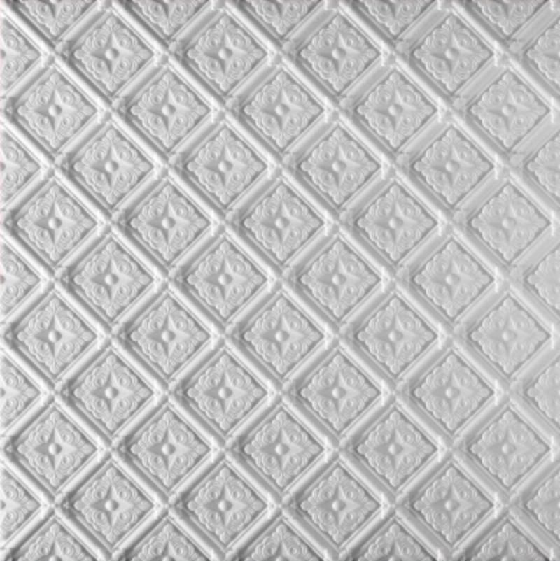 Плитка потолочная инжекционная Декорек D507, 50x50 см #1