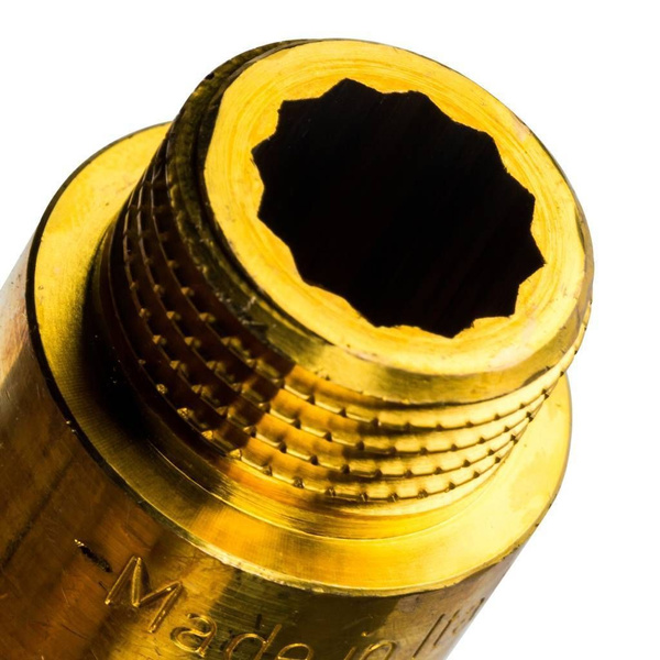 Удлинитель латунный 1/2X40 2 шт сантехнический для труб, SFT-0001 ...