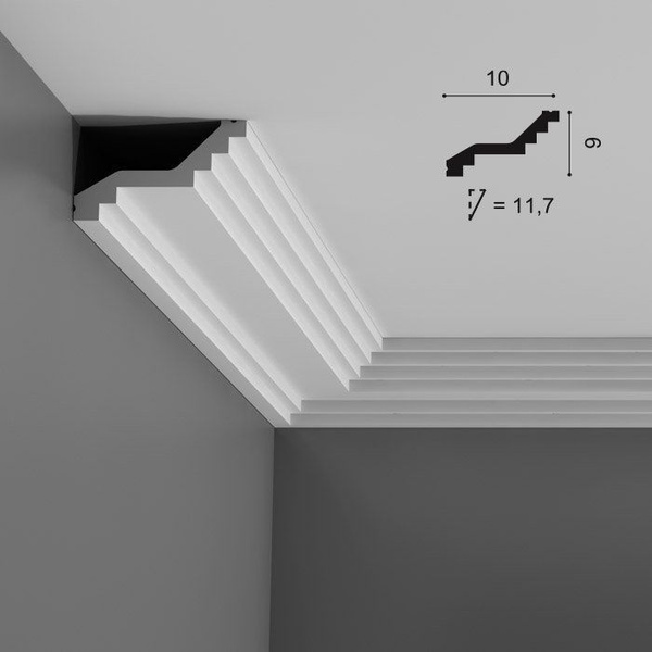 Карниз потолочный 400