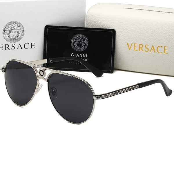 Versace Очки солнцезащитные купить на OZON по низкой цене (1588874344)