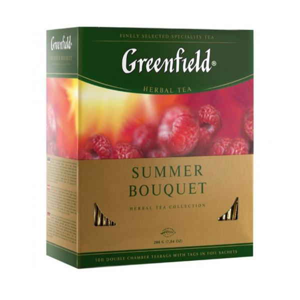 Чай травяной Greenfield Summer Bouquet 100 пакетиков - купить с ...