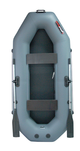 Лодка ПВХ Ridboat-240ТН, серая, 2-х местная диаметр борта 340мм, для ...