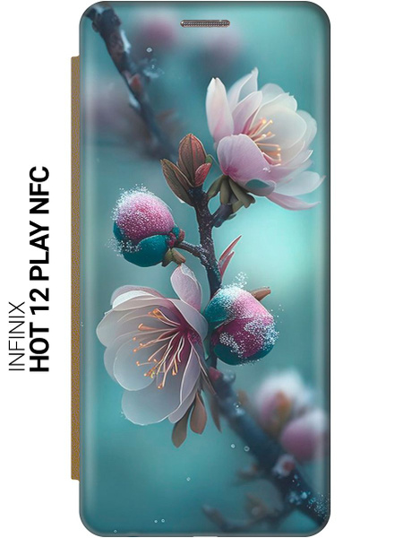 Чехол-книжка на Infinix Hot 12 Play NFC / Инфиникс Хот 12 Плей с ...