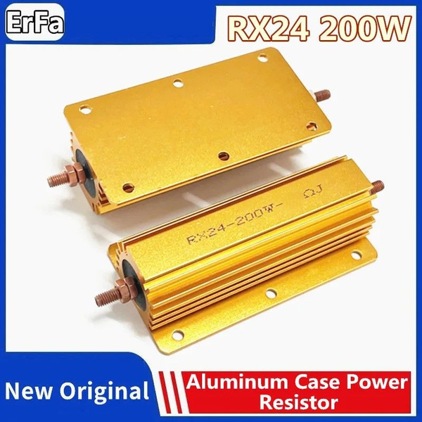 Постоянный резистор RX24 200W 25 Ом, алюминиевый корпус - купить с ...