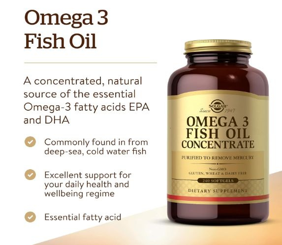 Solgar Omega-3 Fish Oil Солгар Омега 3, 240 капсул - купить с доставкой ...