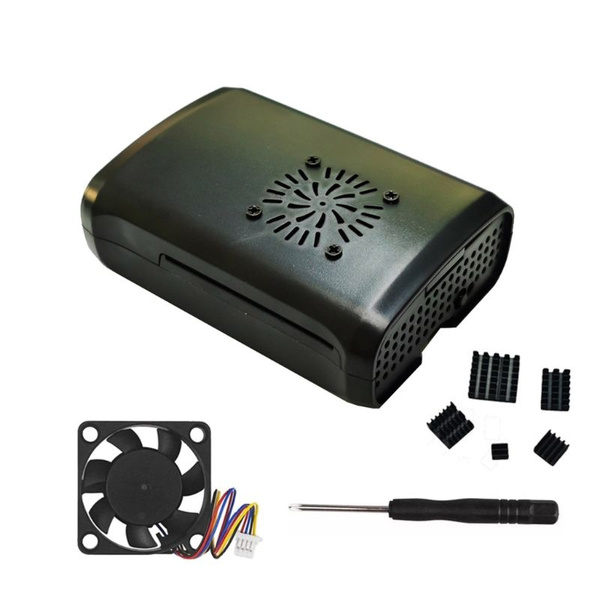Корпус для Raspberry Pi 5 - корпус с вентилятором 4P и радиатором ...