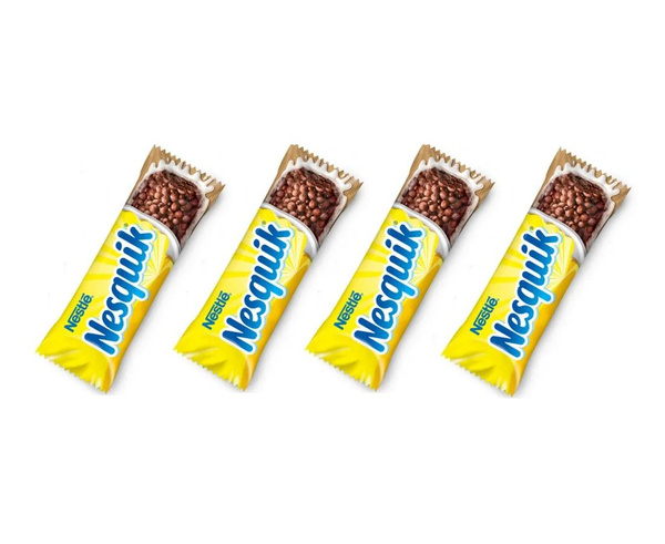 Батончик Nestle Nesquik Cereal Bar, 25 г х 4 шт - купить с доставкой по ...